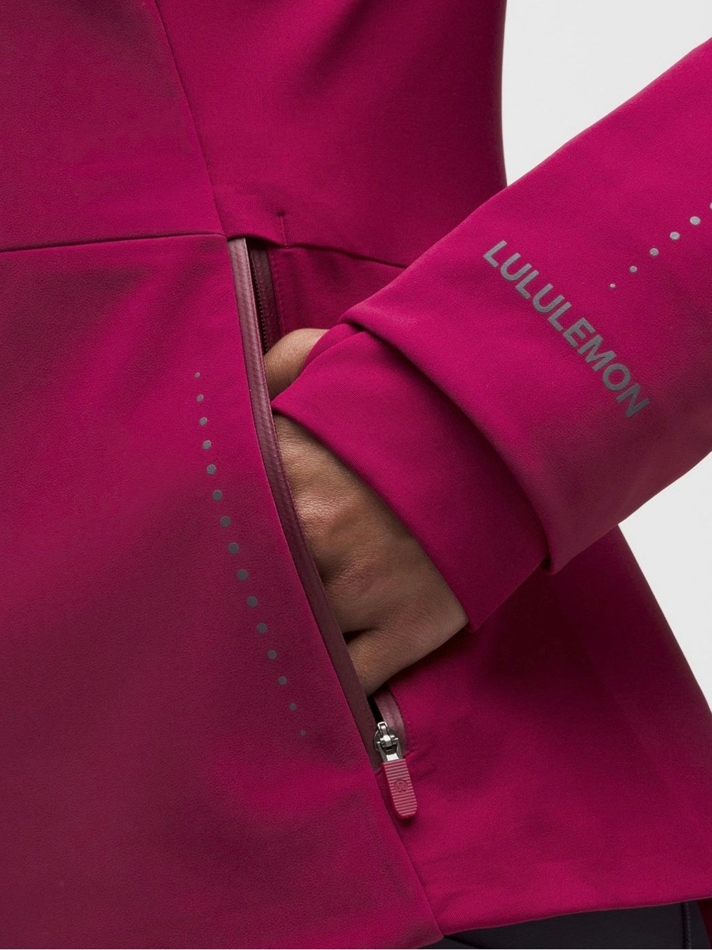 NWTLululemon Cross Chill Performance Jacket Raspberry Rave - Picture 2 of 9